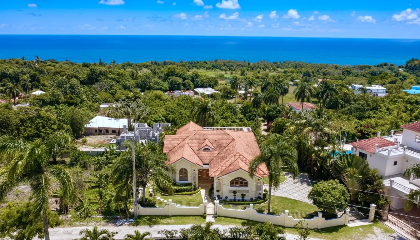 Villa con vista al mar, piscina y múltiples niveles en Cabrera, República Dominicana | Seda Realty — 1
