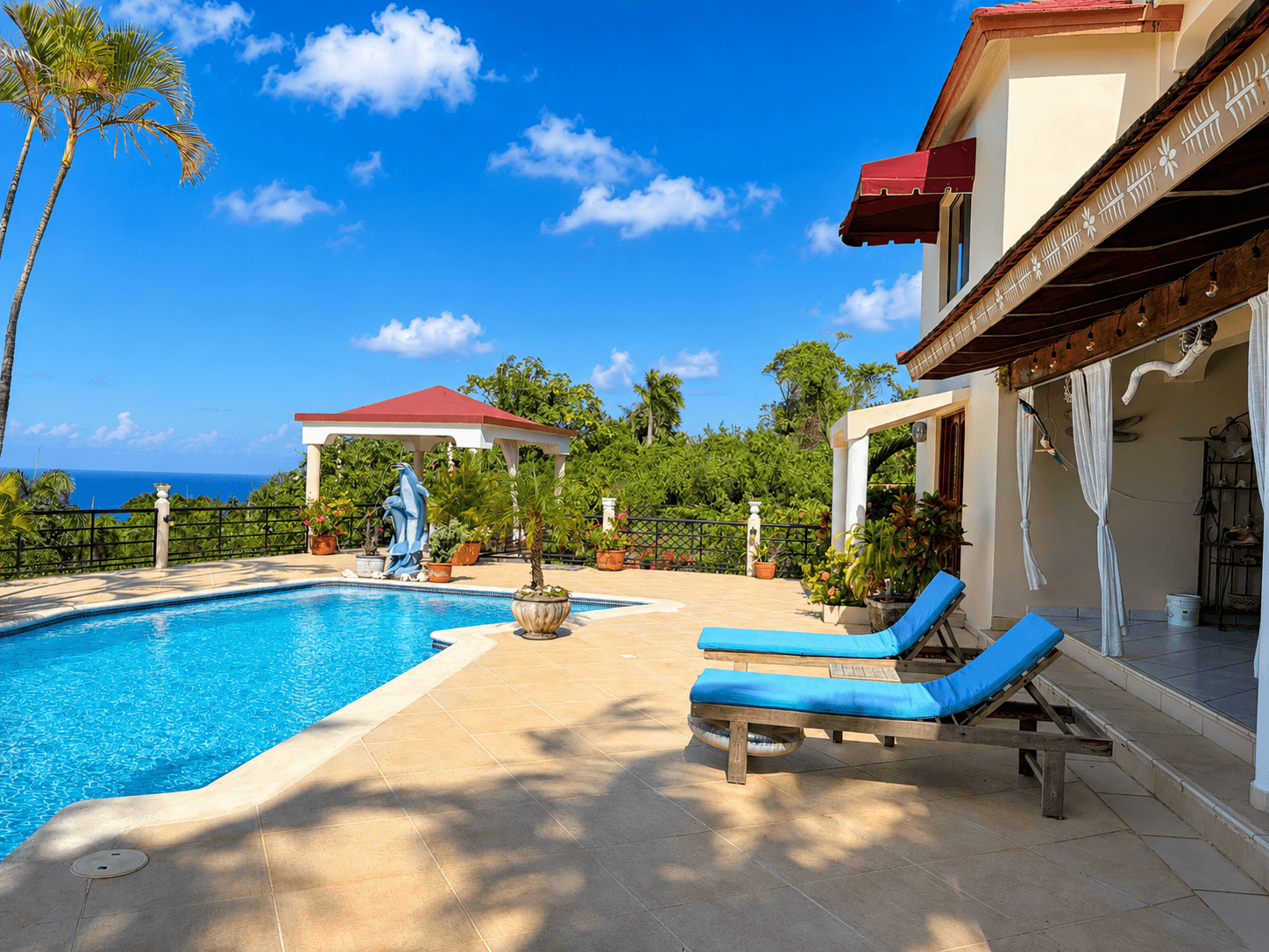 Villa con Piscina y Vista Panorámica al Mar en Cabrera — 1